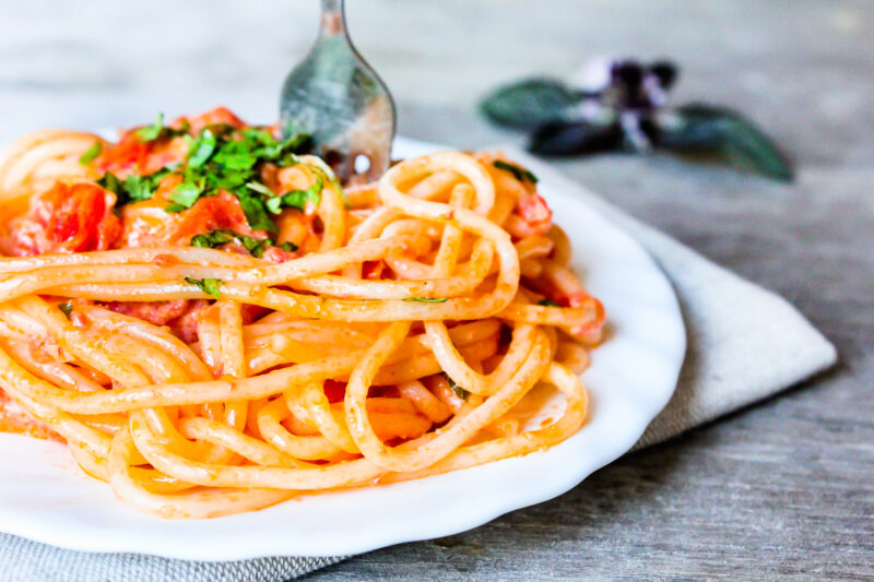 one pot pasta with rose