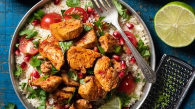 POMEGRANATE CHICKEN AND COUSCOUS SALAD1