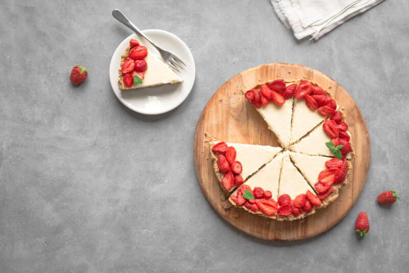 Vegan cheesecake