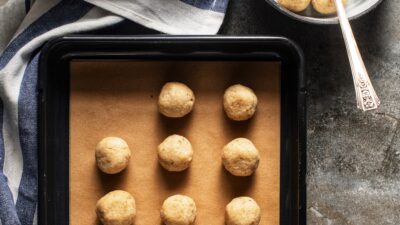 vegan matzo balls baked