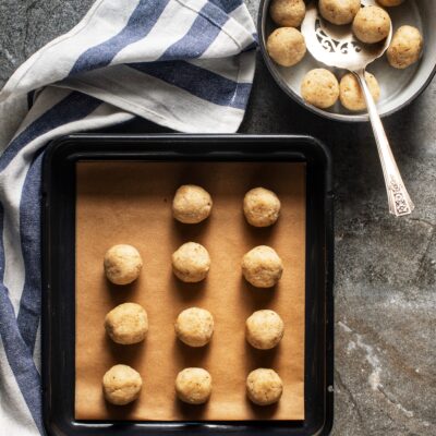 vegan matzo balls baked