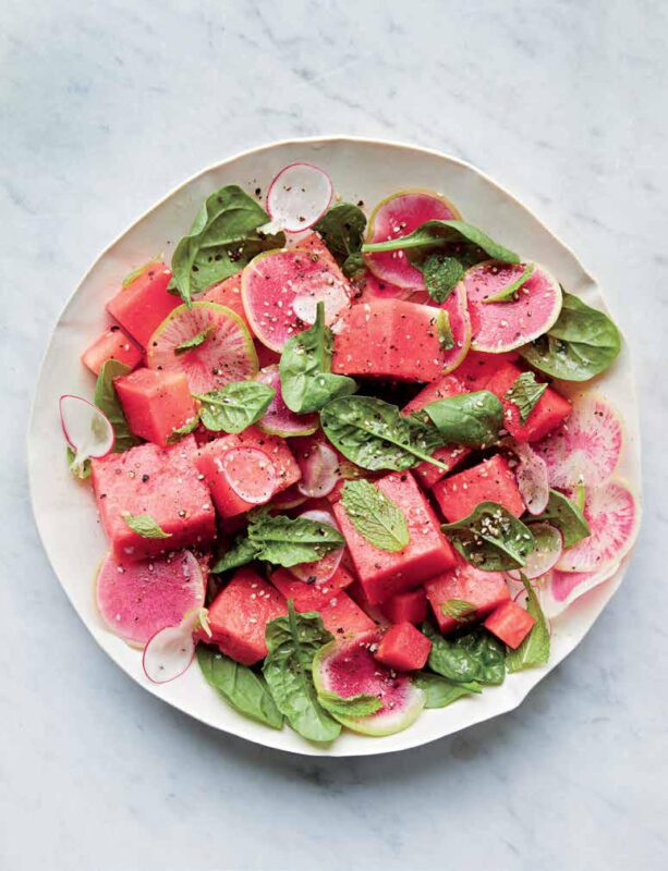 SpinachWatermelon&WatermelonRadishSaladPg144