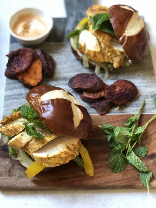 Dini Klein Moroccan Chicken Sandwiches