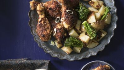 General Tso Chicken Legs Sheet Pan