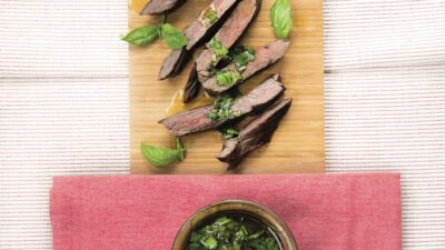 Hanger Steak with Chimichurri