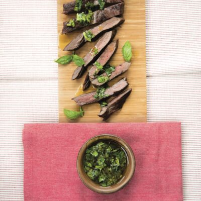 Hanger Steak with Chimichurri