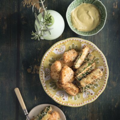 Salmon and Zucchini Sticks