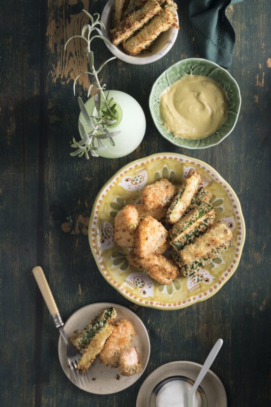 Salmon and Zucchini Sticks
