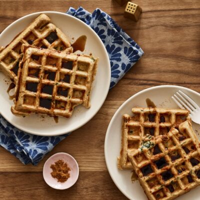 Savory Kale Waffles