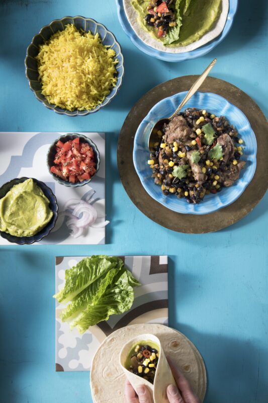 Slow Cooker Cilantro Lime Chicken Dinner