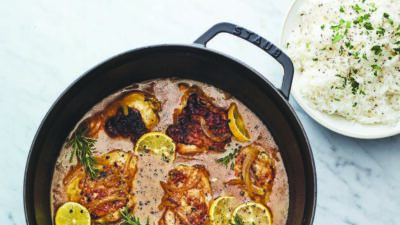 apple cider braised chicken legs