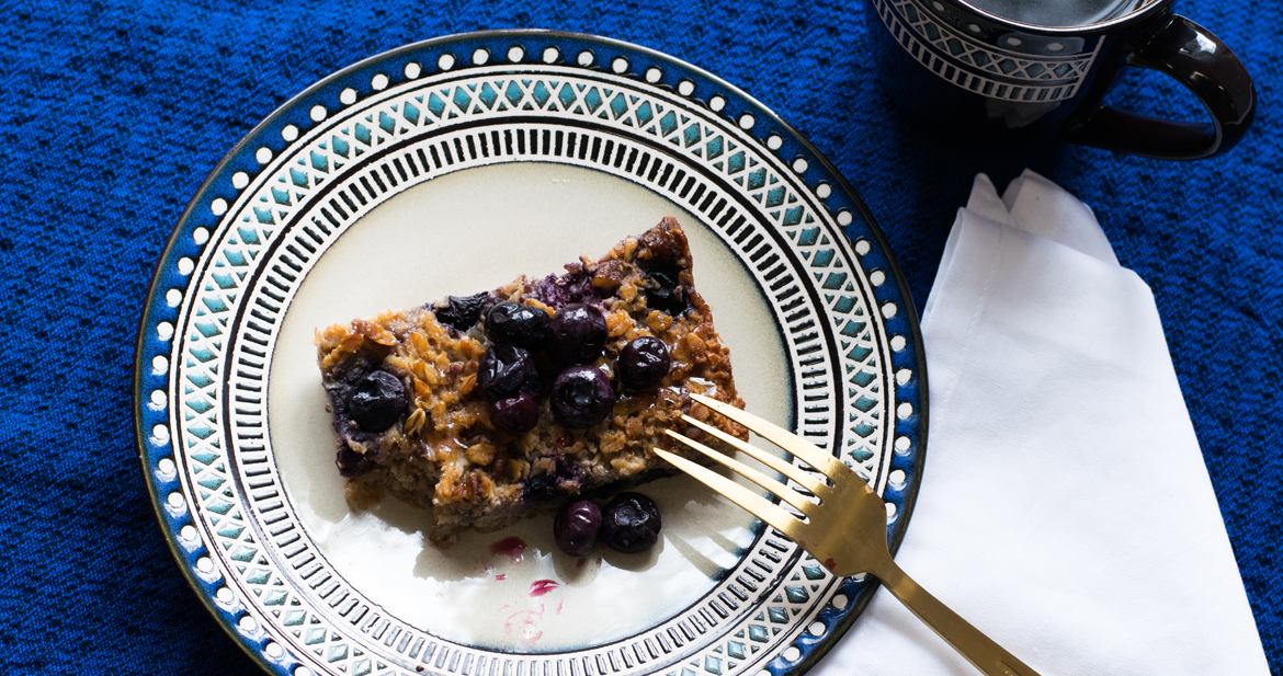 blueberry baked oatmeal