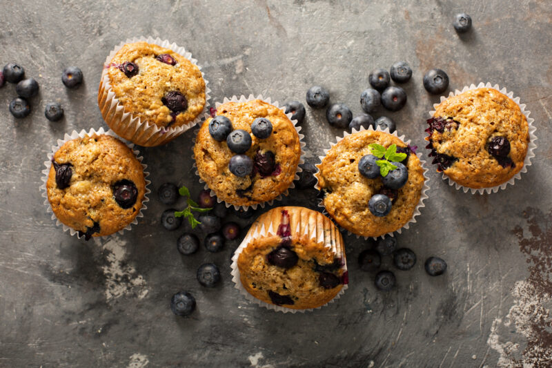 blueberry muffins