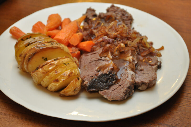 brisket with carrots and potatoes
