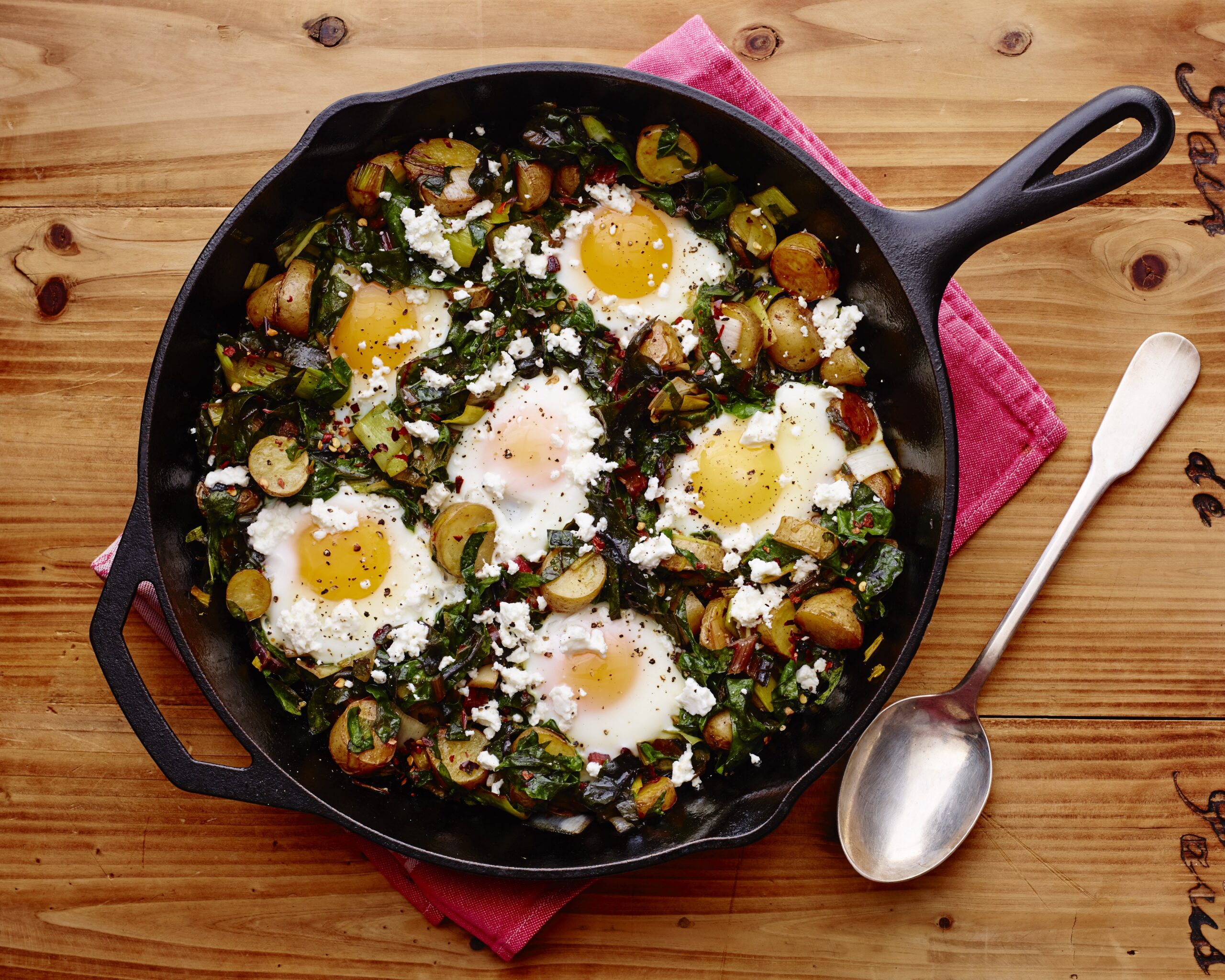 chard breakfast hash