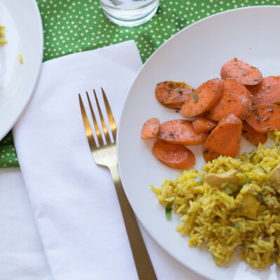 chicken and yellow rice