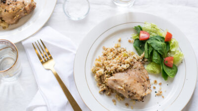 chicken with wheatberries
