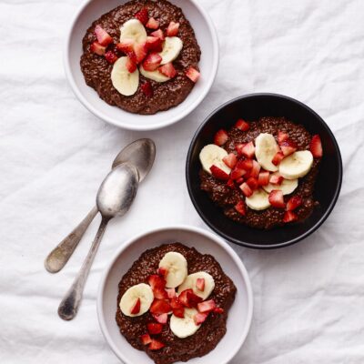 cinnamon chocolate chia pudding