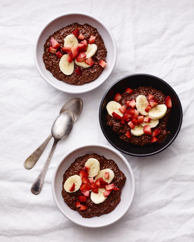 cinnamon chocolate chia pudding