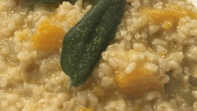 Butternut squash risotto