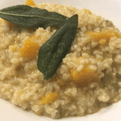 Butternut squash risotto