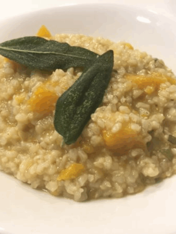 Butternut squash risotto