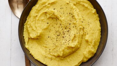creamy curried polenta