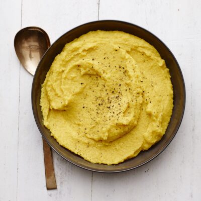 creamy curried polenta
