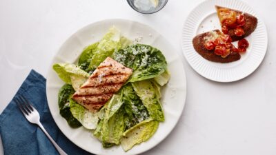 Grilled Salmon Caesar