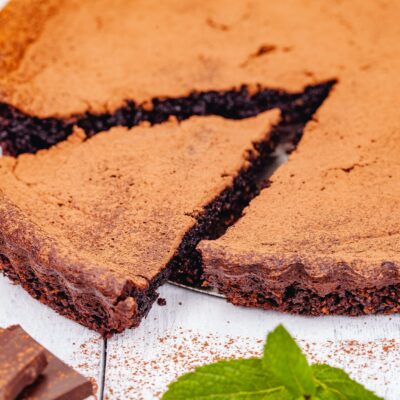 Healhty Mexican chocolate pie