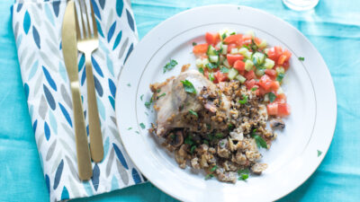 Mediteranean Un-Stuffed Chicken
