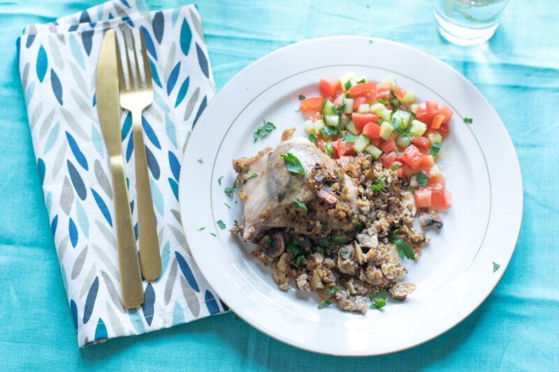 Mediteranean Un-Stuffed Chicken