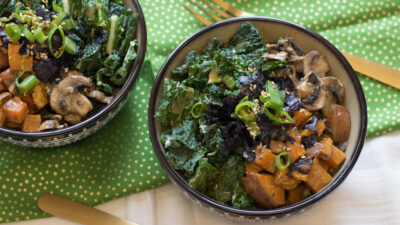 miso mushroom bowl