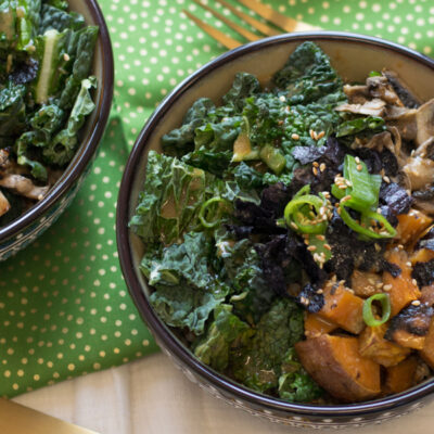 miso mushroom bowl
