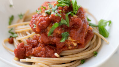 one pot spaghetti with super meatballs