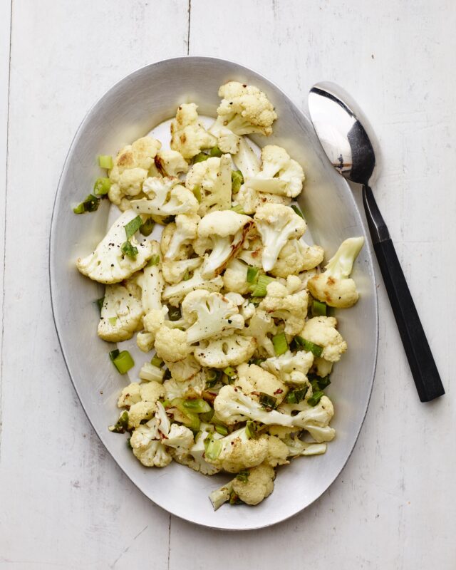 Scallion Mint Roasted Cauliflower long
