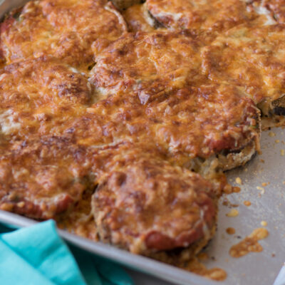 sheet pan eggplant parm
