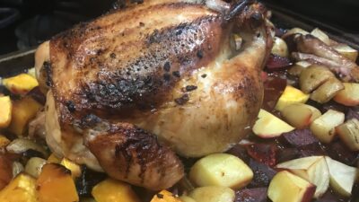 Sheet Pan Honey Roast Chicken