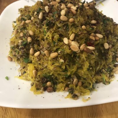 spaghetti squash skillet