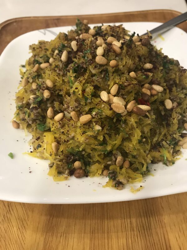 spaghetti squash skillet
