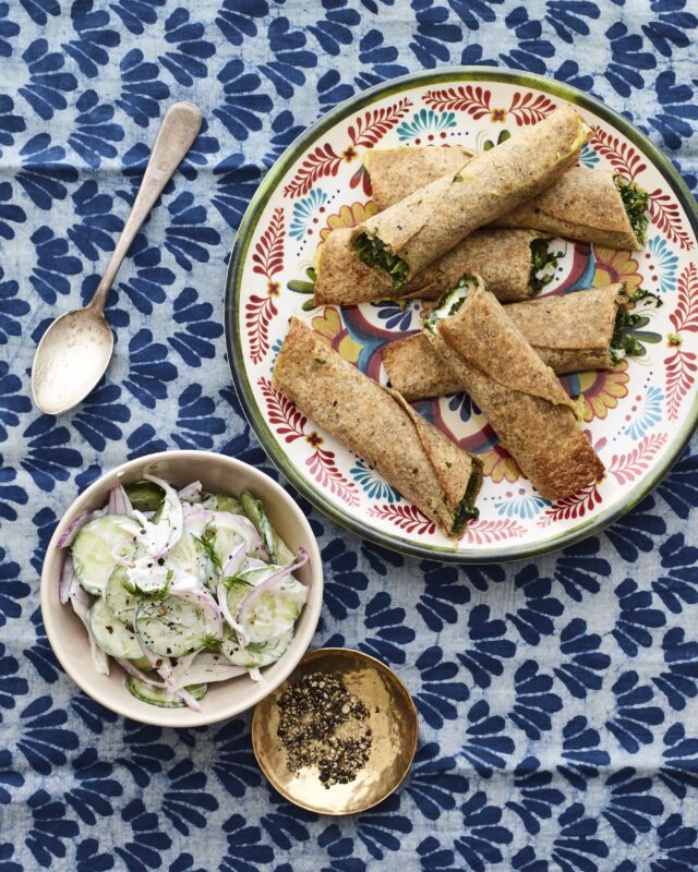 spanakopita roll ups