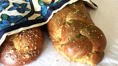 Healthier Spelt Challah with Silan
