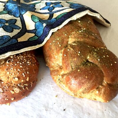 Healthier Spelt Challah with Silan