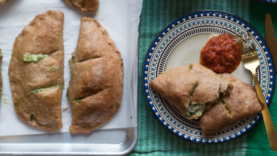 spinach calzone