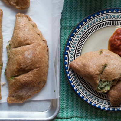 spinach calzone