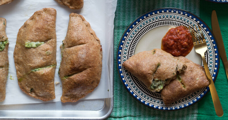 spinach calzone