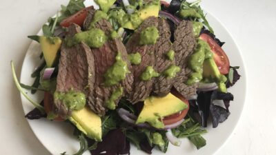 southwestern steak salad
