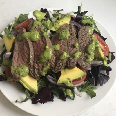 southwestern steak salad