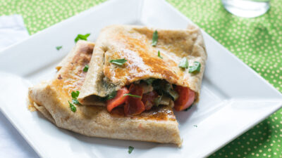 Toasted Caprese Wrap
