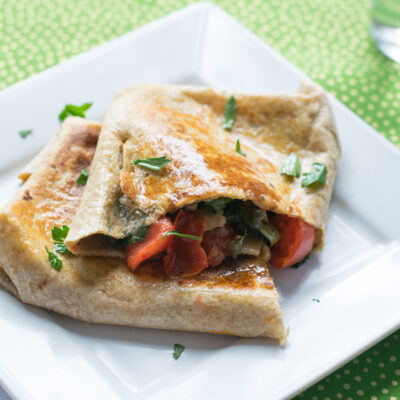 Toasted Caprese Wrap
